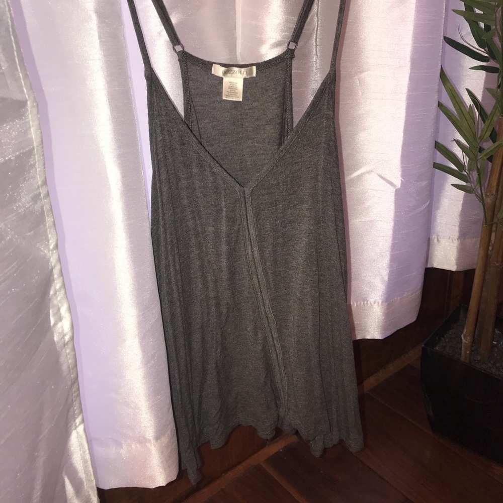 Gray tank top